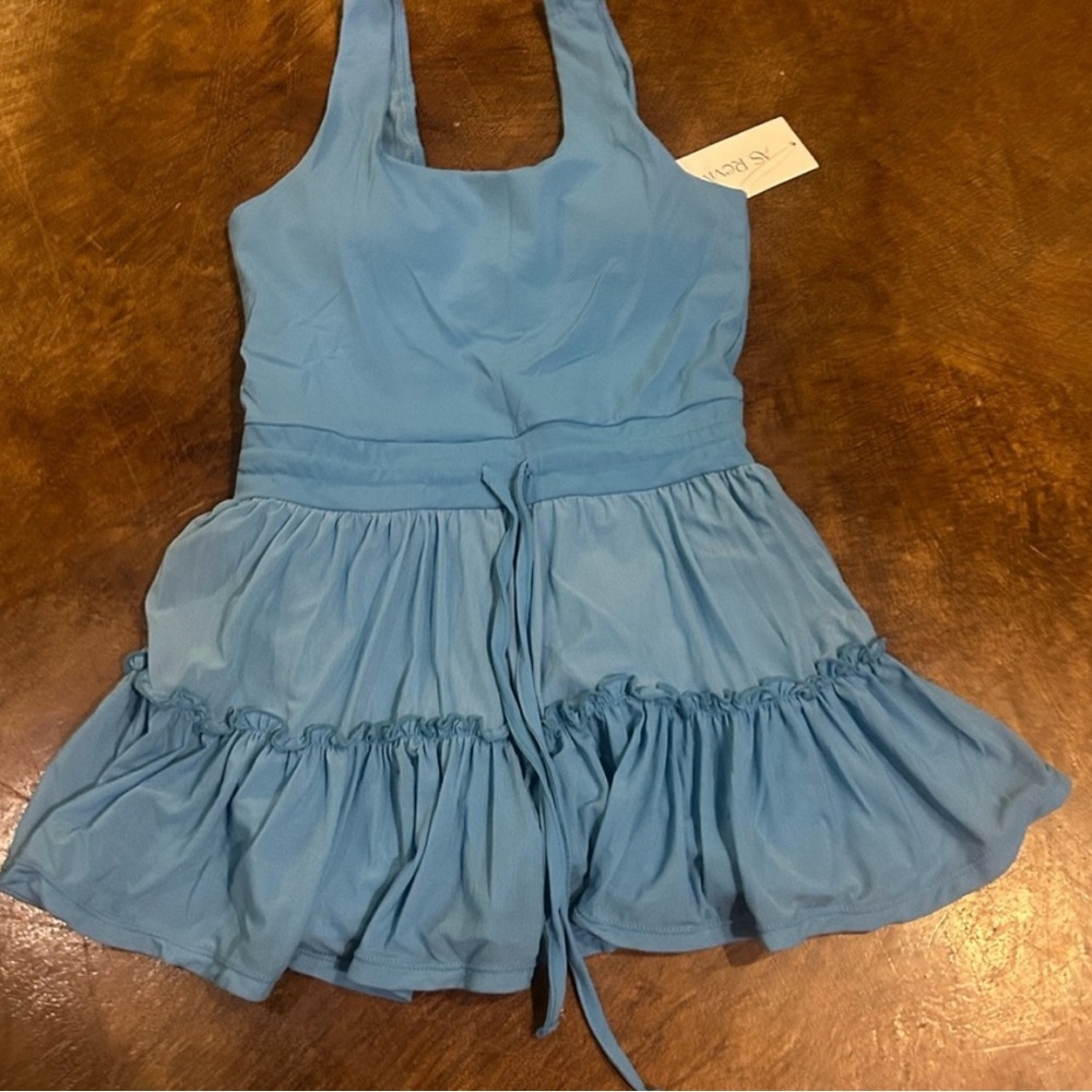 Altar'd State Sky Blue Mini Dress